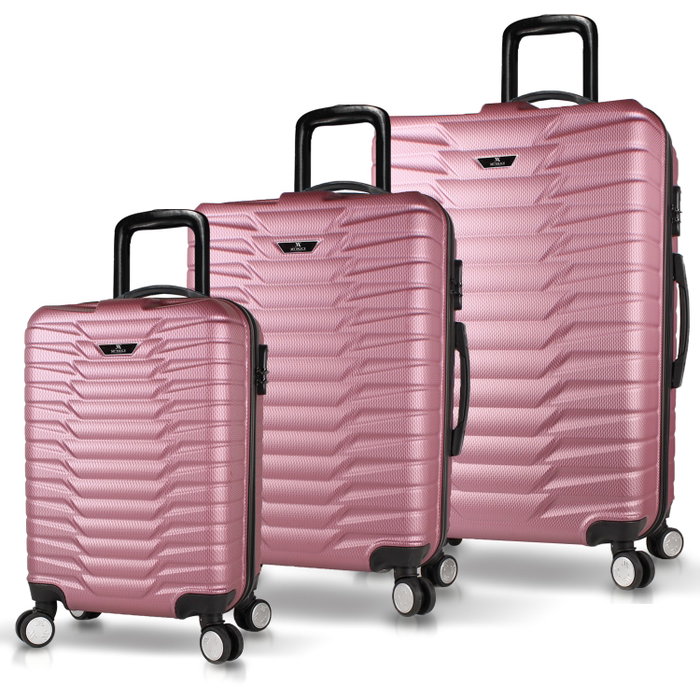 Zoozie Bags Juego de maletas 5585 Oro rosa (3 piezas) Zoozie Bags Juego de maletas 5585 Oro rosa (3 piezas)
